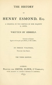 History of Henry Esmond, Esq