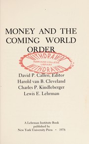 Money and the coming world order