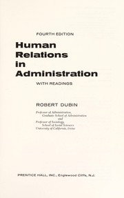 Human relations in administration