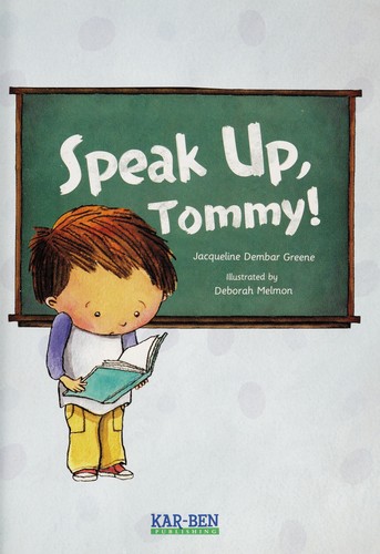 Speak up, Tommy!