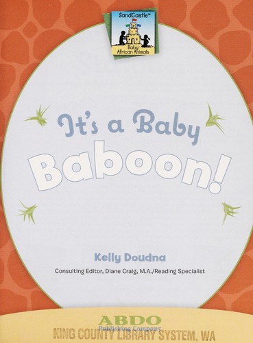 It's a baby baboon!