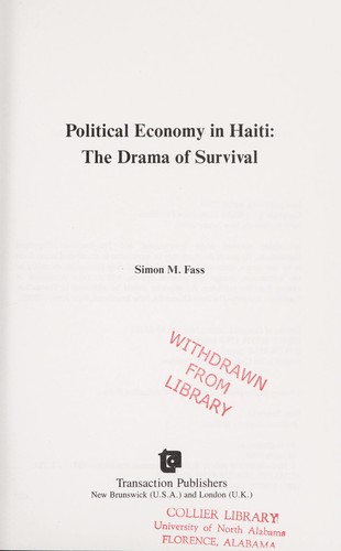 Political economy in Haiti