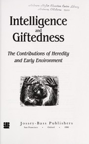 Intelligence and giftedness