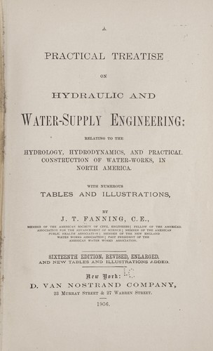 A practical treatise on hydraulic and water-supply engineering
