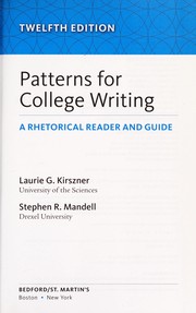 Patterns for college writing