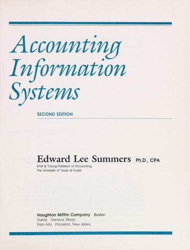 Accounting information systems