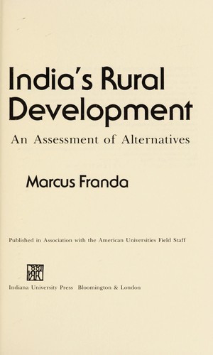India's rural development