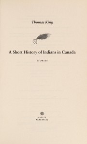 A short history of Indians in Canada