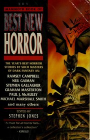 The Mammoth Book of Best New Horror Volume Seven