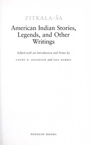 American Indian stories, legends, and other writings