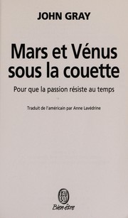 Mars et Venus sous la couette