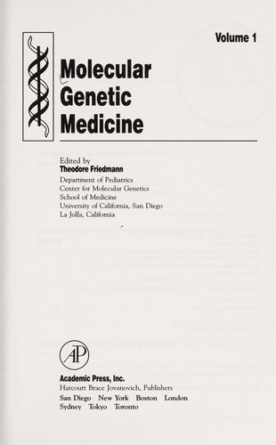 Molecular Genetic Medicine
