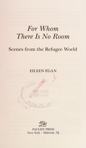 For whom there is no room