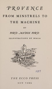 Provence (Neglected books of the 20th century)