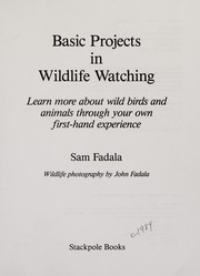 Basic projects in wildlife watching