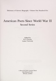 American poets since World War II