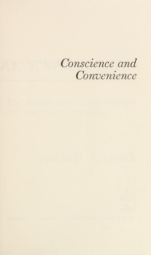 Conscience and convenience