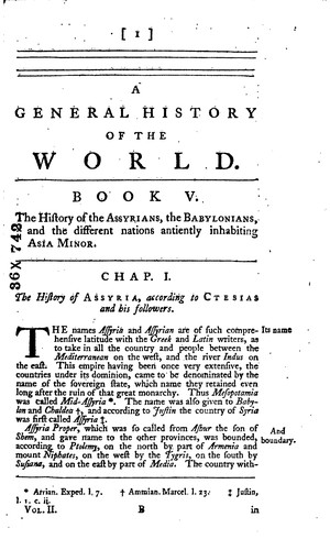 A general history of the world