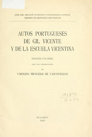 Autos porgugueses de Gil Vicente y de la escuela vicentina
