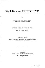 Wald- und Feldkulte