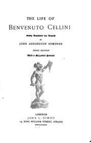 The Life of Benvenuto Cellini