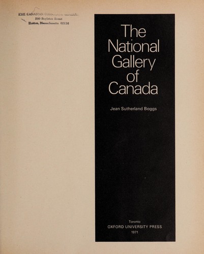 The National Gallery of Canada