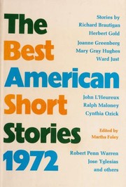 The Best American Short Stories 1972