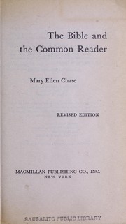 The Bible and the common reader