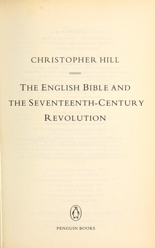 The English Bible and the seventeenth-century revolution