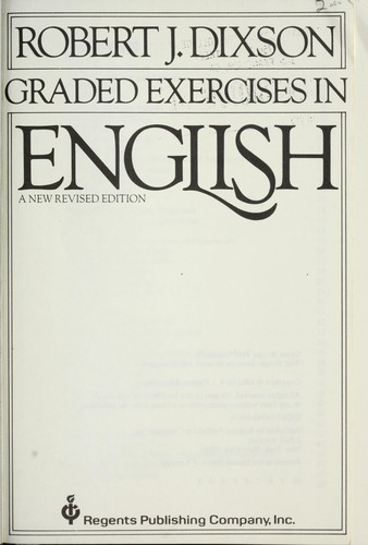 Graded exercises in English