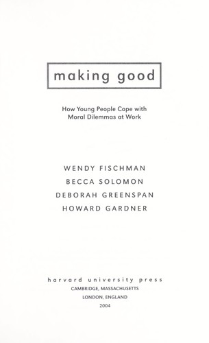 Making good