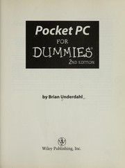 Pocket PC for dummies, second edition