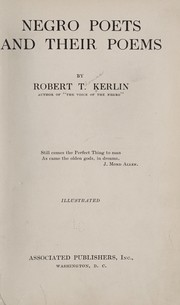 Negro Poets and Their Poems
