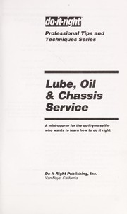 Lube, oil & chassis service