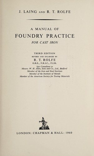 A manual of foundry practice