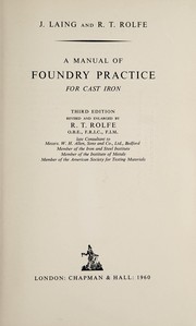 A manual of foundry practice