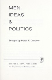 Men, ideas & politics