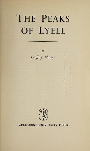 The Peaks of Lyell