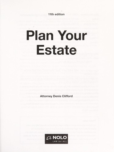 Plan your estate