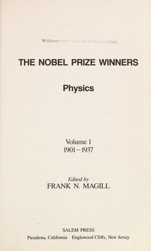 The Nobel Prize winners