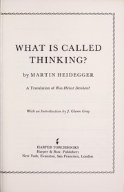 What is called thinking?