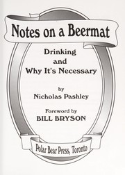 Notes on a Beermat
