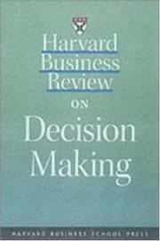 Harvard Business Review on Decision Making