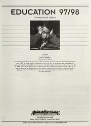 Education 97/98 (24th ed)
