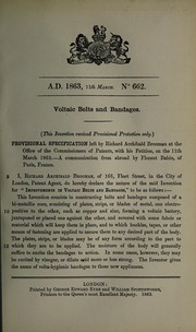 Specification of Richard Archibald Brooman