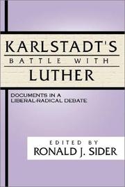 Karlstadt's Battle with Luther