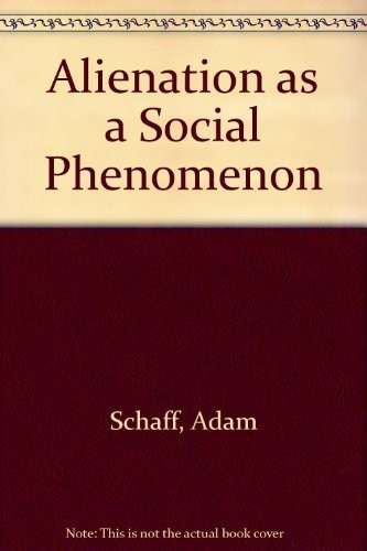 Alienation as a social phenomenon