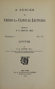 A series of American clinical lectures