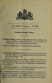 Specification of Henry Young Darracott Scott