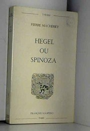 Hegel ou Spinoza